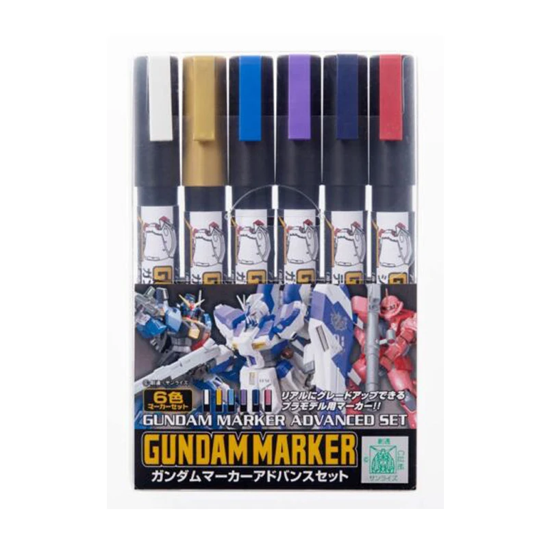 Gundam Marker Pen Set, Gundam Marker Creos, Model Gundam Marker