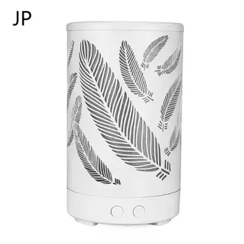 

100ml Ultrasonic Humidifier with 7 Color Night Light Hollow Leaf Aroma Diffuser
