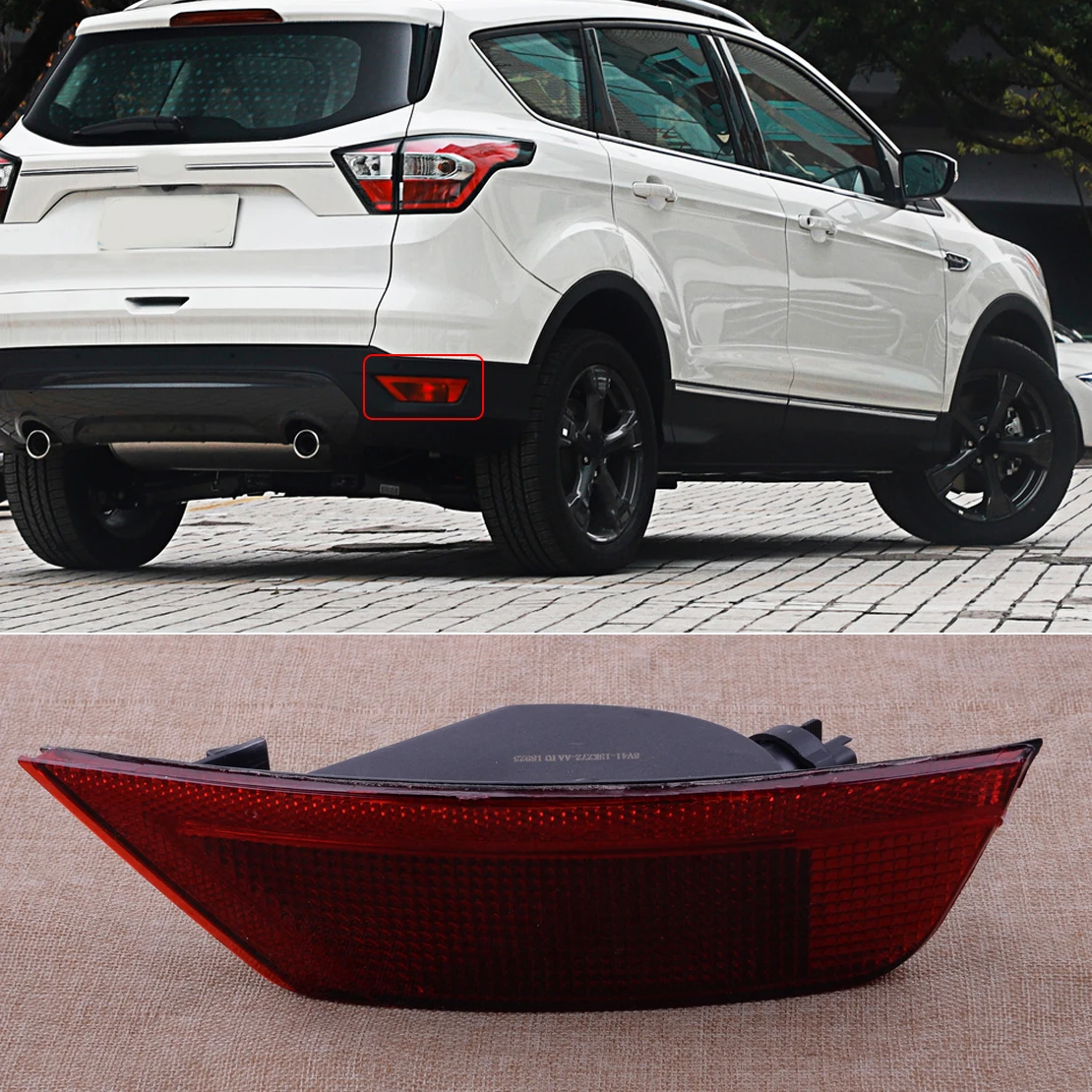 CITALL правый Автомобильный задний бампер противотуманный светильник для Ford Kuga MK2
