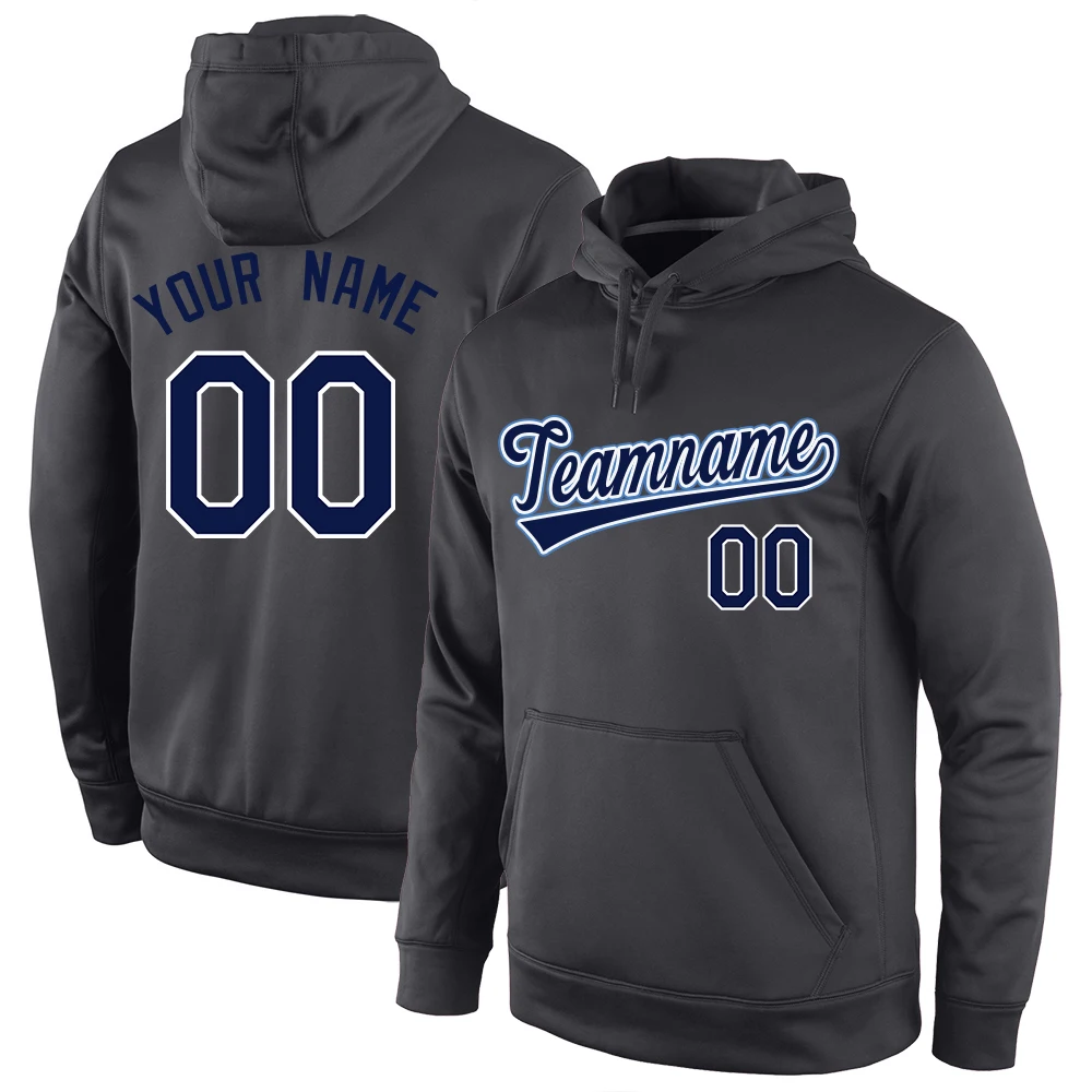 Men Hoodies Print Team Name & Number Design Personalized Pullover Casual Sports Wear