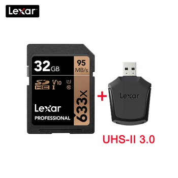 

100% Lexar SD Card 633x 32GB Class 10 SD SDHC SDXC Memory Card 95MB/s for Digital SLR/HD camera