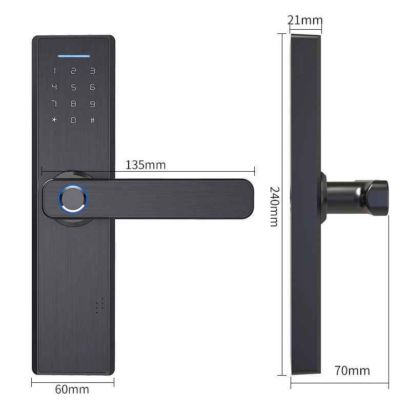 Приложение Tuya удаленно wifi дверной замок биометрический отпечаток пальца Умный Замок, пароль без ключа дверной замок
