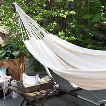 

Portable Outdoor Travel Canvas Hammock Garden Camping Hanging Bed Swing