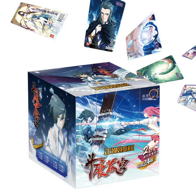 

Original Fights Break Sphere Anime Figures Bronzing Barrage Flash Cards Collectible Cards Table Toys Birthday Gifts For Children