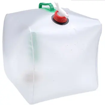 

20L Durable PVC Large Collapsible Drinking Water Bag Foldable Water Carrier Container Bottle For Outdoor Camp Picnic