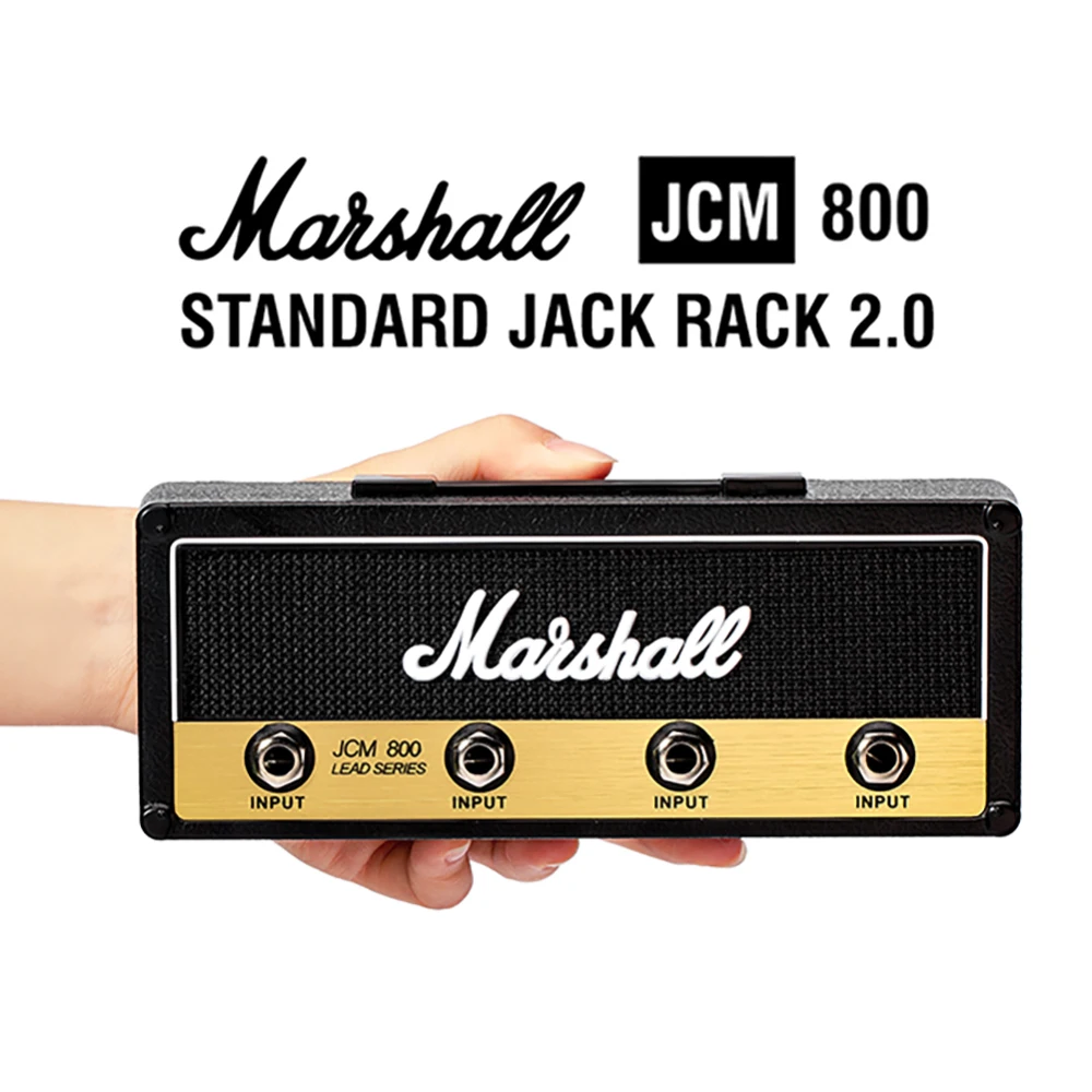 

Key Storage Marshall Guitar Jack Keychain Holder Wall Electric Key Rack Amp Vintage Amplifier JCM800 Standard Gift
