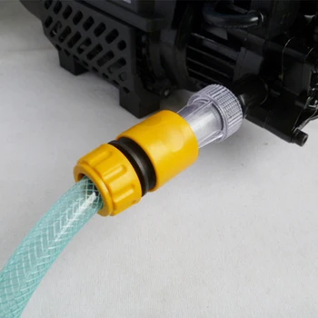 

1pc Water Connector+1pc Filter Hose Water Connector Fitting Nozzle Sprayer Outlet Accessories Plastic
