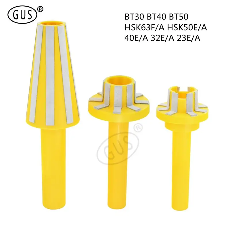 BT30 BT40 BT50 HSK63F/A HSK50E/A 40E/A 32E/A 25E/A Spindle Cleaning Rod Cleaner Brush Taper Collet Holder Wipe CNC Tool | Инструменты