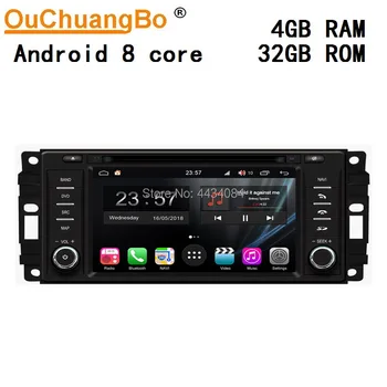

Ouchuangbo auto headunit S300 platform android 9.0 for Chrysler Sebring Dodge Jeep support mirror link Wifi USB AUX SWC video