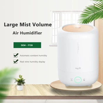 

2019 Newest 01 Deerma DEM - F726 Cool Mist Air Humidifier Low Noise Mini Household Humidifier Air Purifying Mist Maker 5L