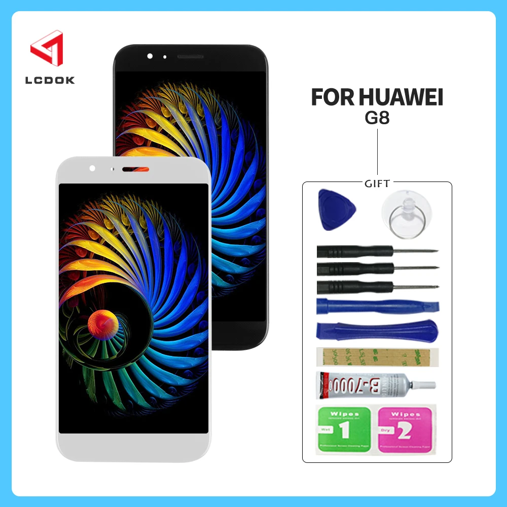 LCD For Huawei G8 GX8 RIO-L01 RIO-L02 RIO-L03 G7 Plus Touch Screen Digitizer Sensor Display Monitor Assembly Free Tools | Мобильные