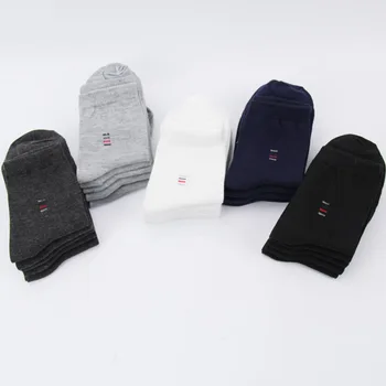 

10 Pairs / Lot Black Business Men Socks Men's Cotton Socks New Styles Breathable Comforrt Male Spring Summer Autumn Socks