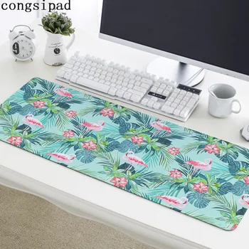 

Flamingo mouse Pad 800x300mm pad to Mouse Notbook Computer Mousepad Cool Gaming Mouse Pad Gamer to Laptop For leaf