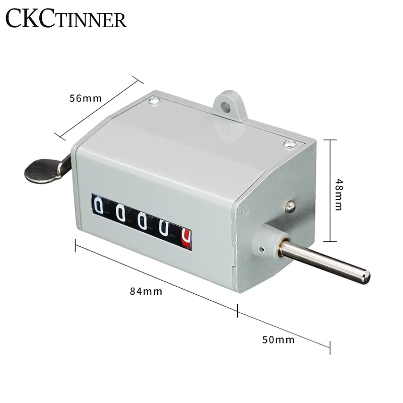 5digits Counter Mechanical Rotating Speed Meter 75-I 75-II Totalizing Pull Counter Resettable digital punch