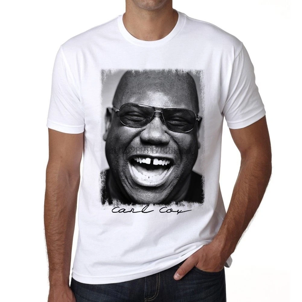 Dj Carl Cox футболка Homme Футболка с принтом Блан Кадо Мужская коротким рукавом и