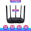 FSD Wireless AC1200 WiFi Router with 2.4G/5.0G High Gain Antenna Home Coverage Dual Band Wireless Router,App Control ► Photo 3/6