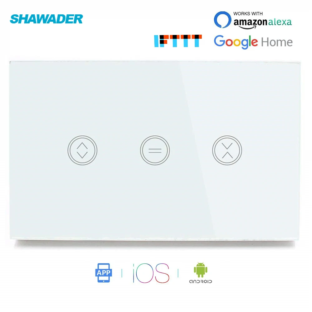 

Smart WiFi Curtain Switch Electric Roller Blinds Motor Home Automation Voice Control work with IFTTT Alexa echo Google Home Siri