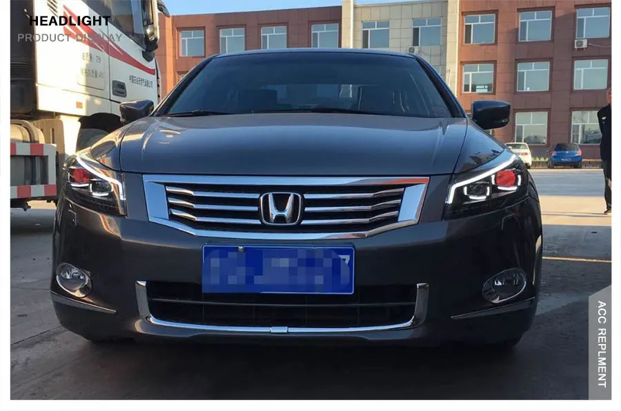 2 шт. светодиодный фары для Honda Accord 2008-2012 светодиодный автомобильный фонарь ангельские глазки ксенон HID комплект Противотуманные фары светодиодный дневные ходовые огни