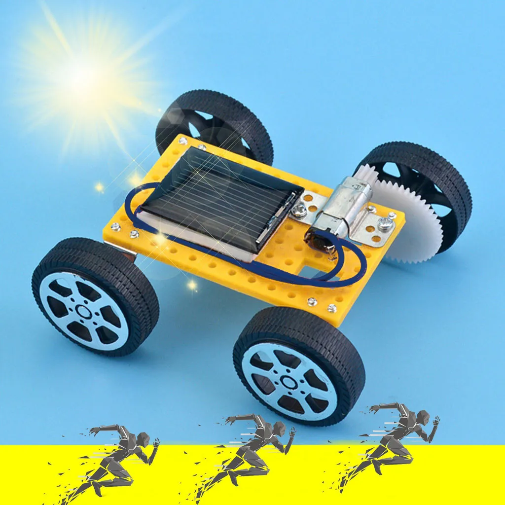 Solar Car DIY Toy Set Powered Kit Educational Science for energy Kids toys Juguetes brinquedos игрушки New style | Игрушки и