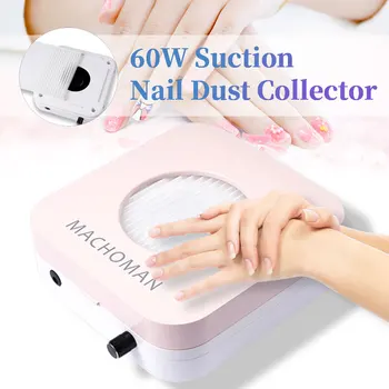 

Nail Suction Dust Collector 60W Nail Vacuum Cleaner Professional Manicure Tool With Suction Adjustment Nail Salon Equiment