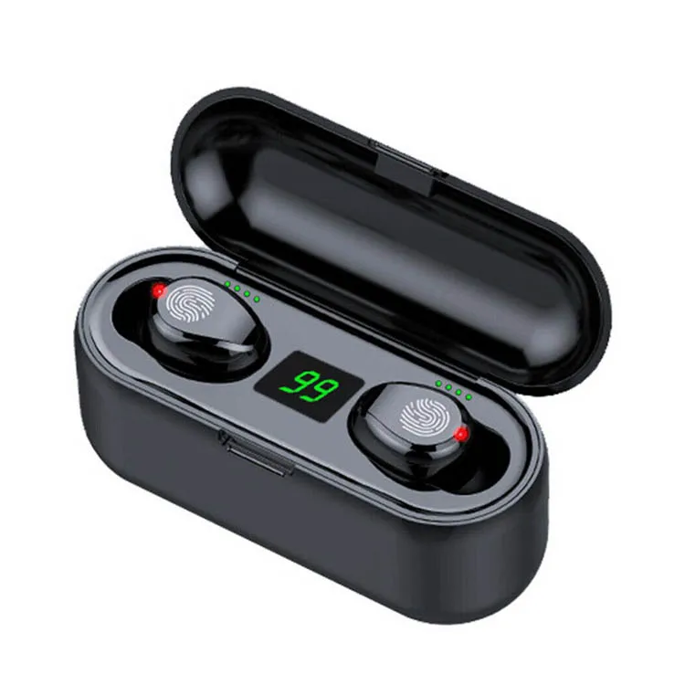 V9 Wireless Bluetooth Earphone Handsfree Noise Control Business Ear hook Headset with Mic Sport Music headphone For iPhone