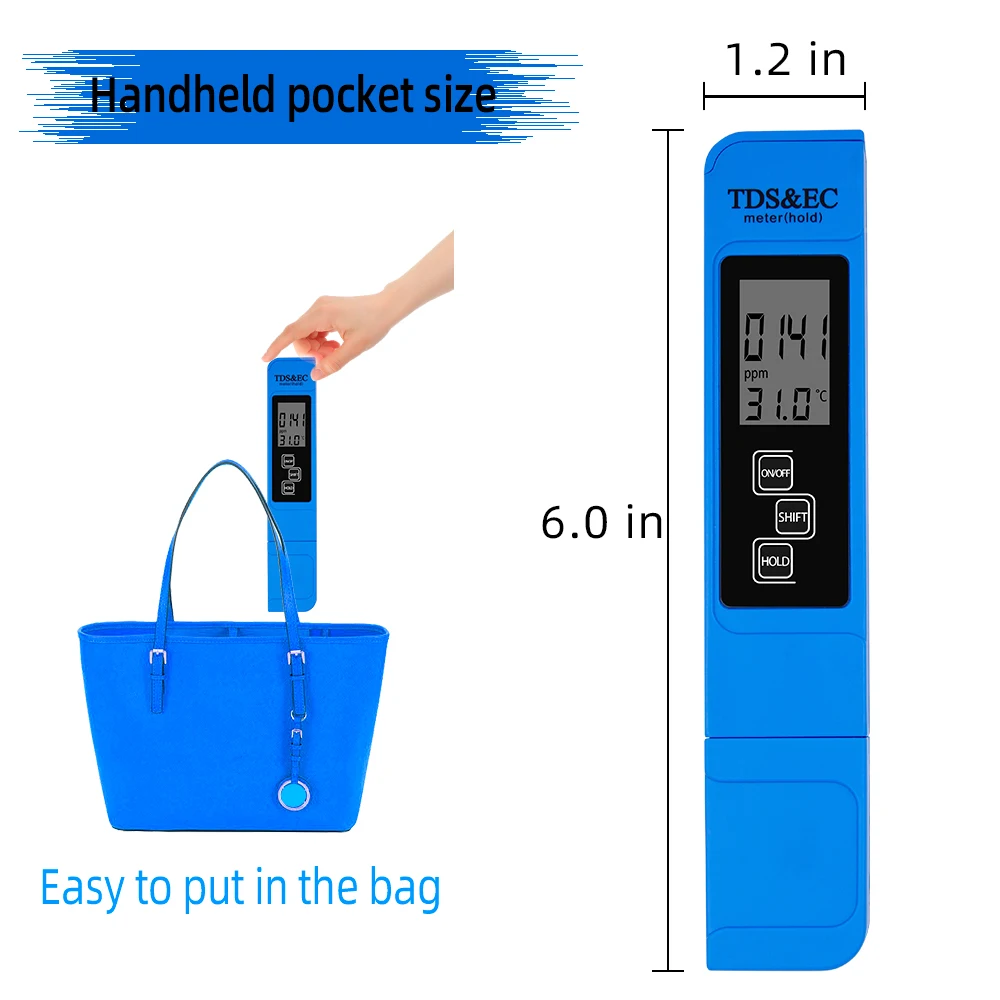 PH Meter Digital Water Quality Tester 0-14 PH Meter Aquarium