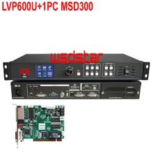 LVP600U+ 1 шт. MSD300 USB(поддержка JPG mp4) светодиодный видеопроцессор вход USB/HDMI/DVI/VGA/CVBS поддержка P3.91 P4.81 светодиодный экран дисплея