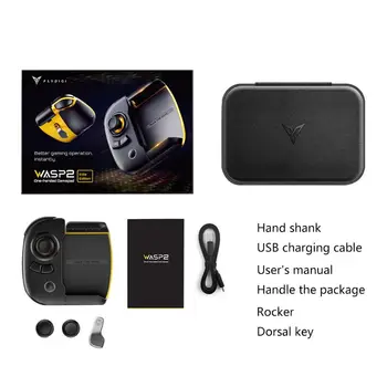 

Flydigi Wasp 2 Half Handed gamepad mobile phone pad tablet controller pubg COD mobile I-OS/A-ndroid Bluetooth controller