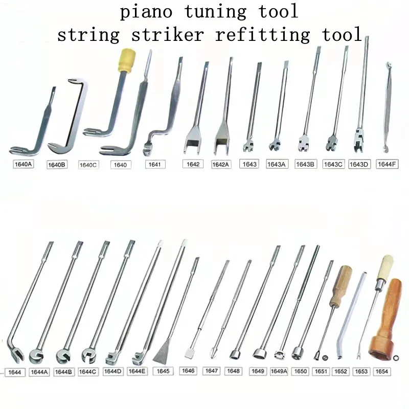 Piano Tuning Repair Tool String Machine Repair Spoon Nail Wrench Multi-hole Wrench Adjustment 1640/A/B/C piano tuning tool