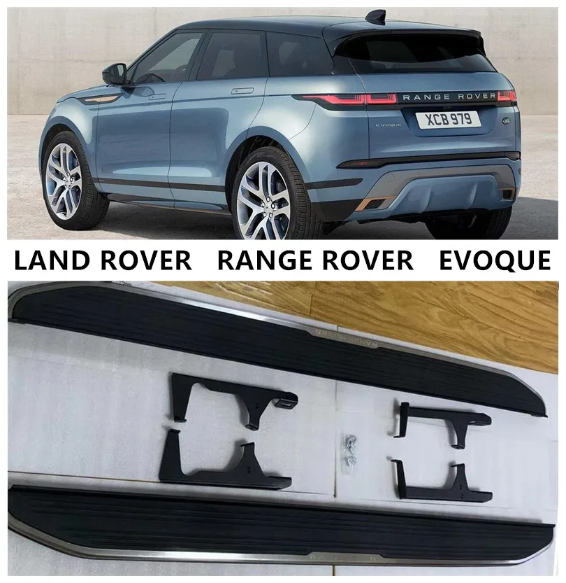 Для LAND ROVER RANGE EVOQUE 2020 2021 2022 ходовые доски боковые ступенчатые педали высокого