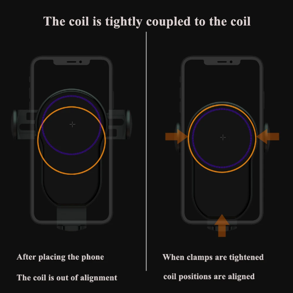 Беспроводное зарядное устройство 15 Вт, автомобильный держатель для телефона Samsaung S10 S9, быстрая Беспроводная зарядка для iPhone, крепление на вентиляционное отверстие, беспроводное зарядное устройство Qi