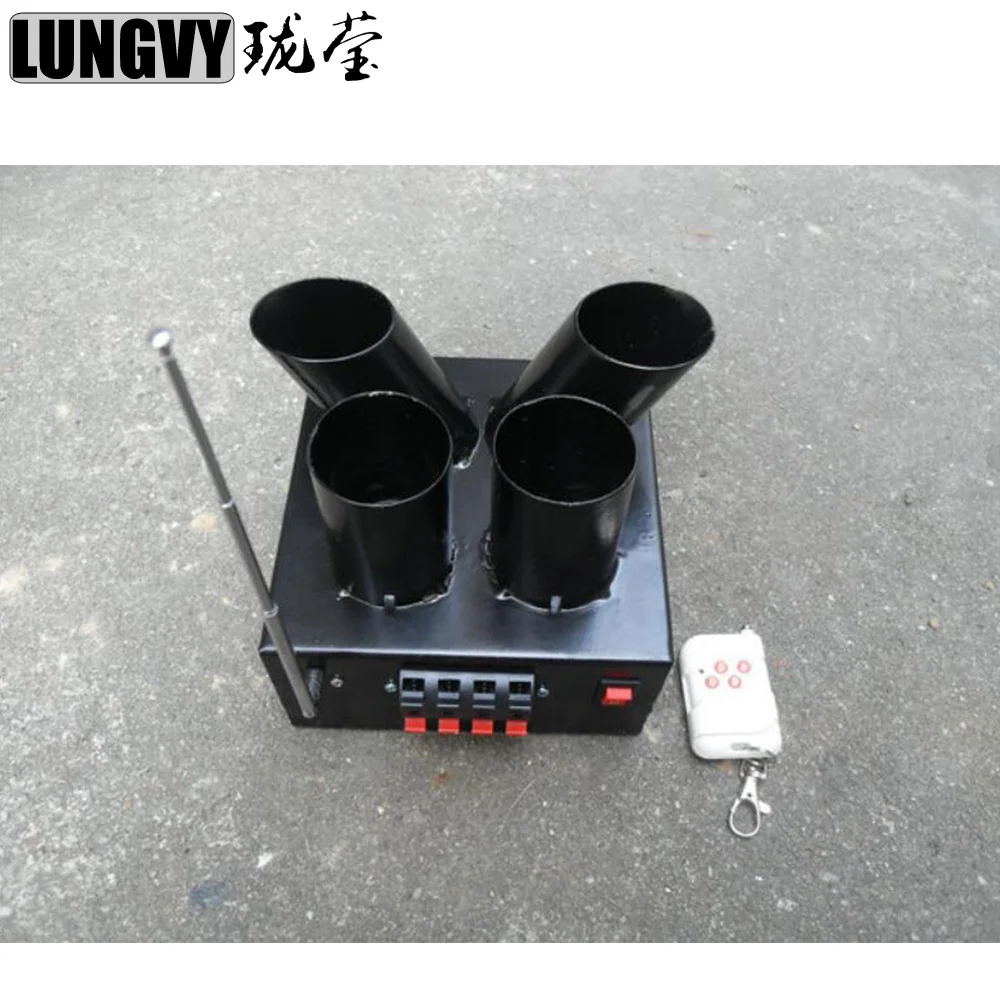 

Free Shipping Wedding Fireworks System 4 Shot Wireless Cold Firework Fountain Electric Ignition Pyro Machine Indoor Stage Party