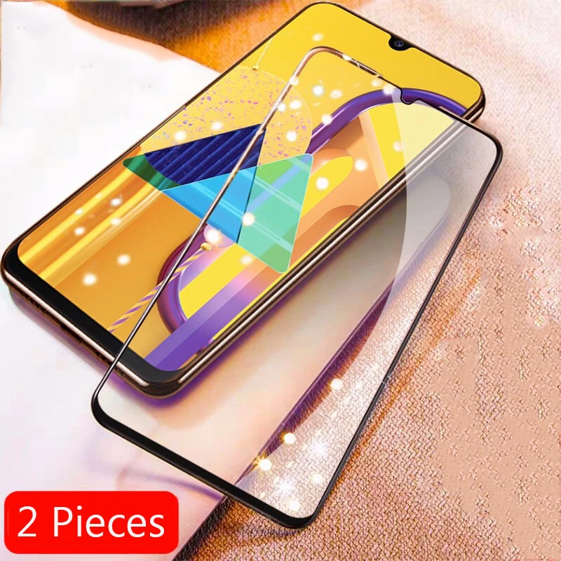 Lainergie 2 штуки для Samsung Galaxy M30S закаленное стекло полная проклейка 9H Противоударная