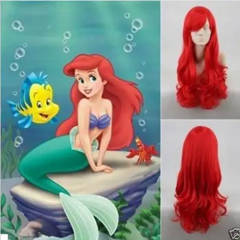 

The Little Mermaid Princess Ariel costume Cosplay Wig Party women kids children girls Accessories adult anim