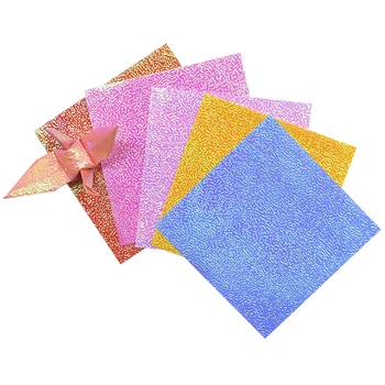 

50pcs/set Pearl Color Origami Craft Paper Shining Handmade Folding Papers for Kindergarten Kids DIY Crafts Scrapbook Supplies