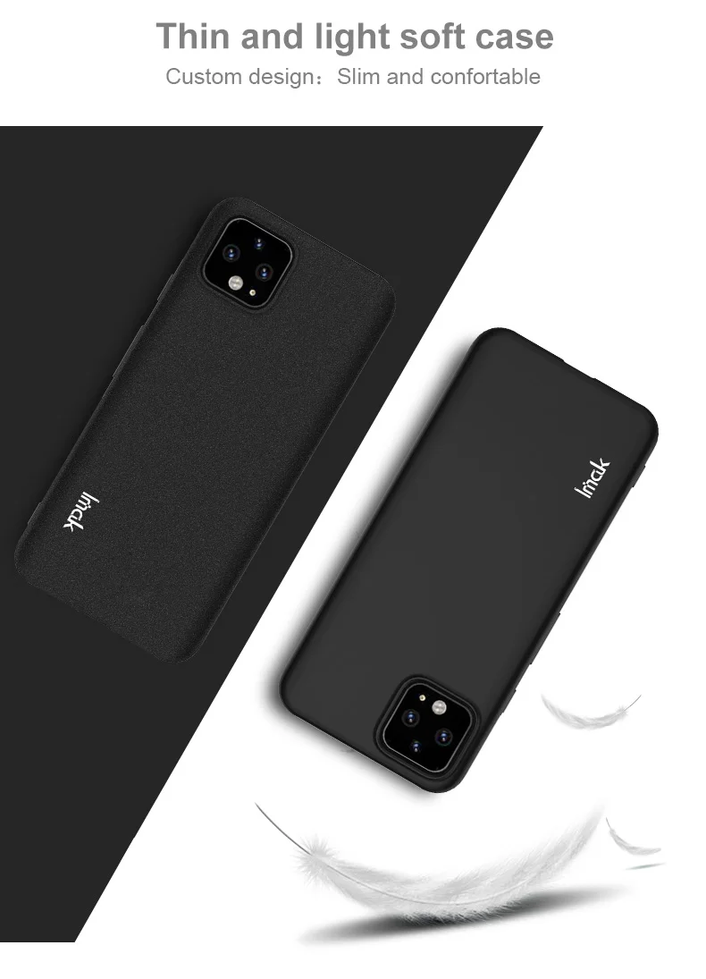 Imak ковбойская серия для Google Pixel 4 4XL чехол для телефона матовый, мягкий, из ТПУ чехол+ Защитная пленка для экрана+ кольцо держатель