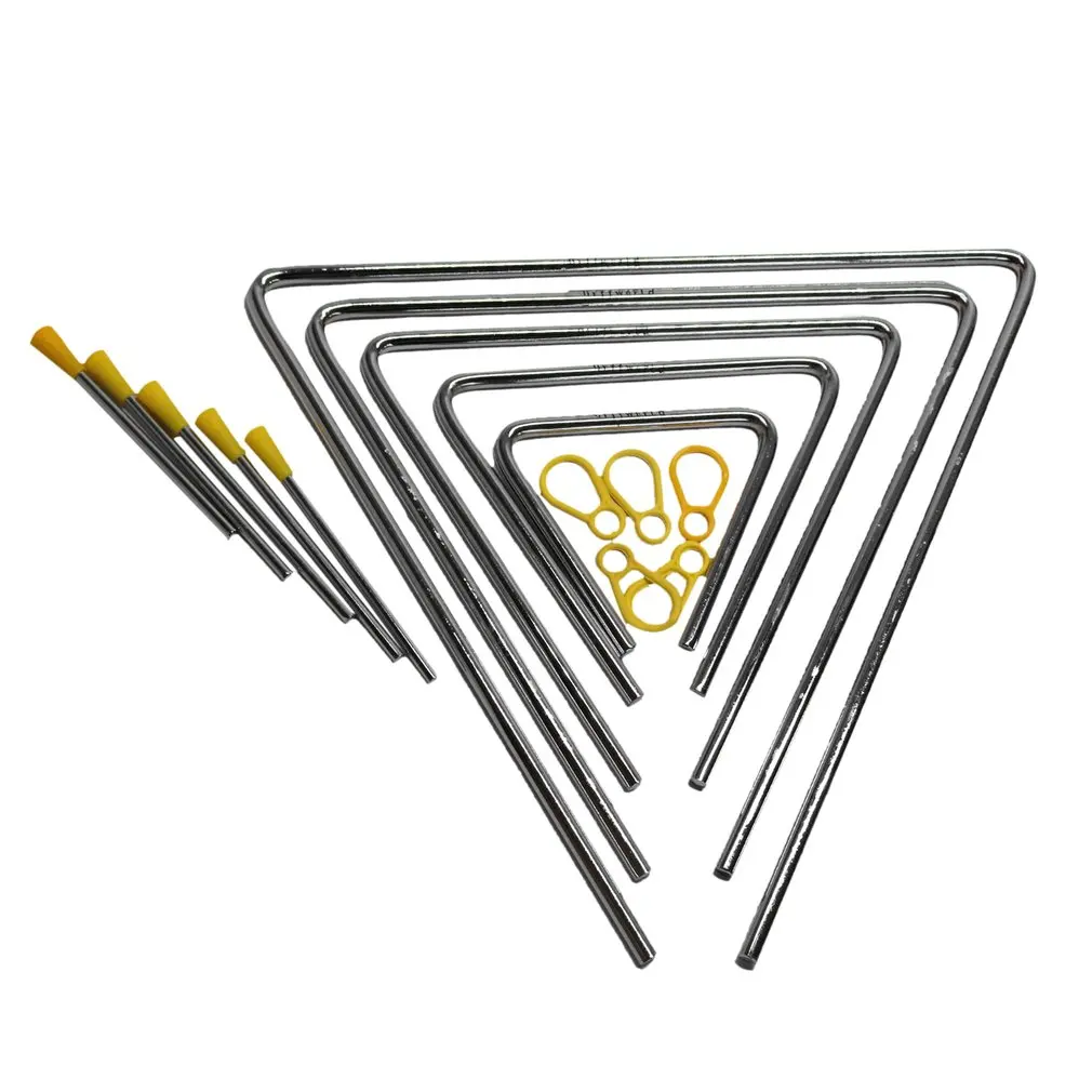  Metal Triangle With Stick Rhythm Early Education Musical Teaching Percussion Instrument Toy For Chi - 4000220079656