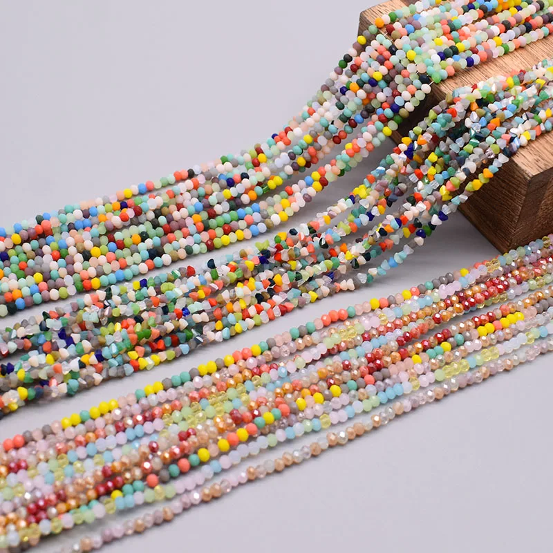 Бусины из австрийского хрусталя с гранями 2 мм | Украшения и аксессуары