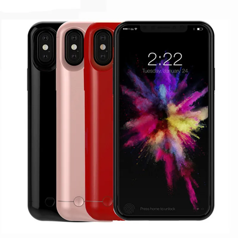 KQJYS 5200 мАч чехол для внешнего аккумулятора для iPhone X чехол для зарядного устройства s Портативный внешний аккумулятор чехол для зарядки для iPhone XS