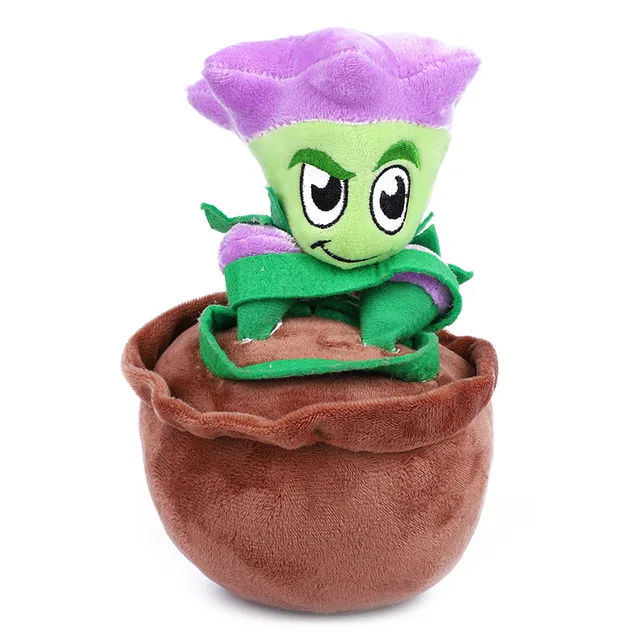 1pcs 20cm Plants vs Zombies Plush Stuffed Toys PVZ Plants Sunflower Pea Flower Potting Soft Toy Doll Gifts for Kids Children 5
