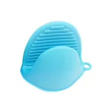 Одна пара силиконовые перчатки кухня Анти-Горячая микроволновая печь для духовки, защитные Нескользящие ганты Кухня Печь для барбекю Прихватки кухонные перчатки