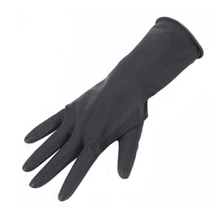 Guantes de goma reutilizables para teñir el cabello, herramientas de estilismo para peluquería, accesorios de salón, 1 par
