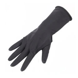 1Pair Reusable Hair Dyeing Gloves Hairdressing Coloring Gloves Barber Thicker Rubber Gloves Hair Styling Tools Salon Accessories