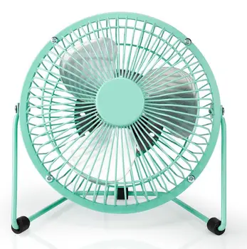 

✅Nedis fan usb desktop metallic turquoise 15 centimeters diameter 3 blades