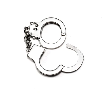 

Car Pendant Adjustable police man Hanging Handcuffs Interior Ornaments Decoration Rear View Mirror Accessories Styling