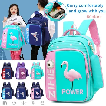

School Backpacks For Girls Boys Cartoon Pattern Backpack Children Orthopedic Backpacks Primary School 2020