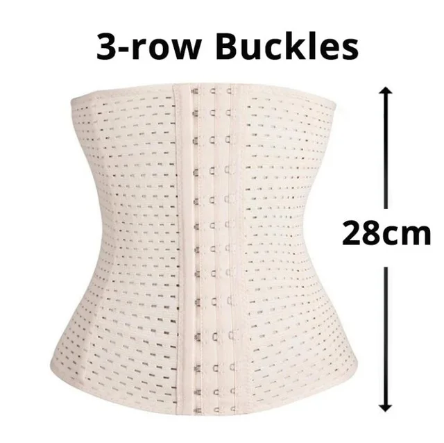 28cm and 3row buckle CXZD утягивающий корсет, корректирующий пояс для похудения, корректирующий пояс для похудения, моделирующий пояс для похудения - Цвет: 28cm and 3row buckle