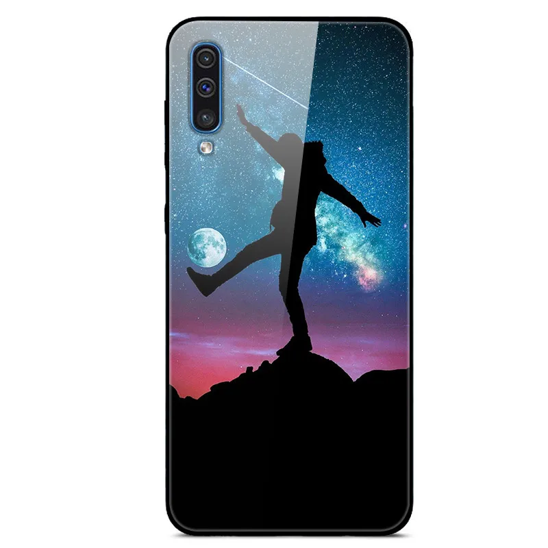 3 Для samsung A70 чехол закаленное Стекло жесткая накладка на заднюю панель для samsung Galaxy A30S A50S A10S чехол для телефона бампер A10 A20 A30 A40 A50 70 - Цвет: 3