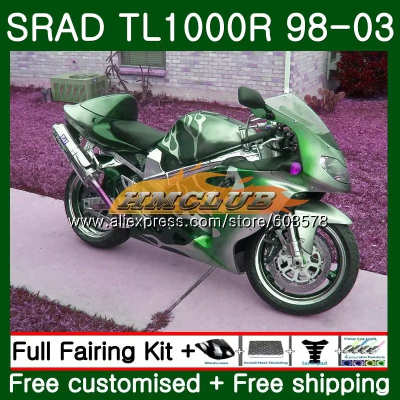 TL 1000R для Suzuki srad TL 1000 R TL1000R 98 99 00 01 02 03 Топ Пламя 16CL. 164 TL1000 R 1998 1999 2000 2001 2002 2003 обтекатель