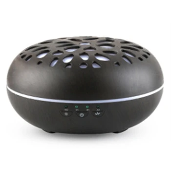 

350ML Essential Oil Aroma Diffuser Aromatherapy Ultrasonic Humidifier with 7 Changing Color LED Lights for Home Dark Wood